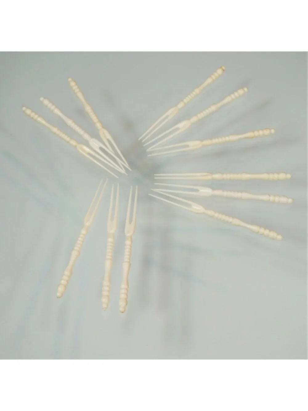 Cocktail Forks Party Picks Charcuterie Hors D’oeuvre Servers Vintage 60s Plastic